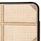 Bali & Pari Lainer Modern Bohemian Black Finished Bayur Wood and Natural Rattan Queen Size Headboard 236-13327-ZORO - alternate 7